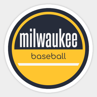 Milwaukee baseball Sticker